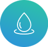water droplet logo